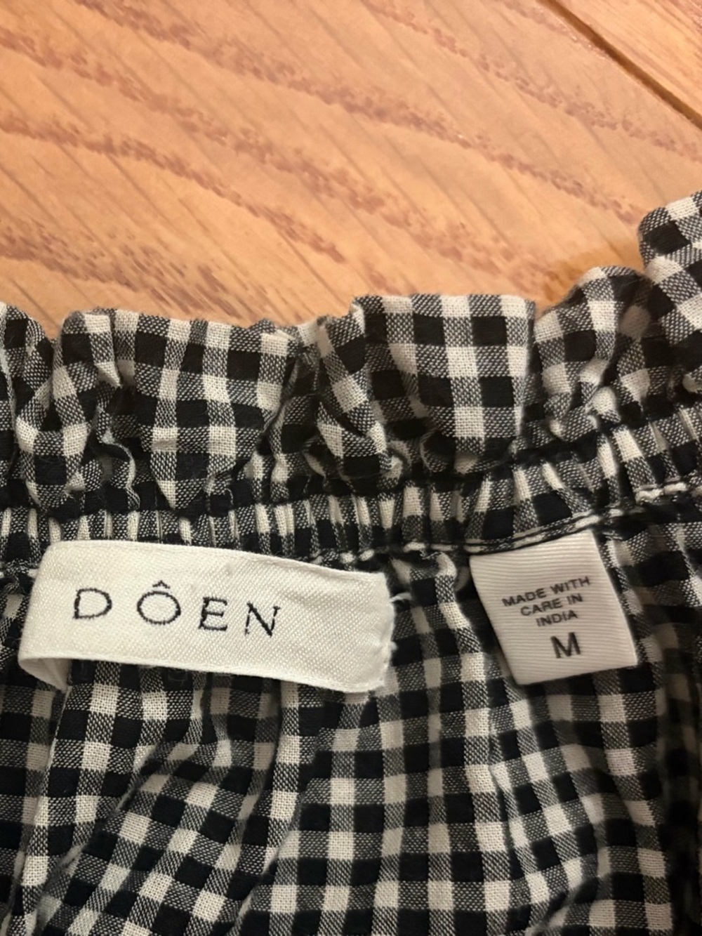 DÔEN Emmaretta Gingham Dress - Picture 6 of 7